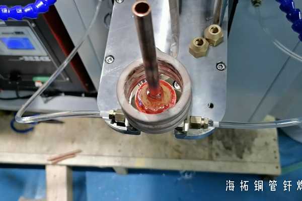 分配器尾管午夜影院污视频钎焊机 高频午夜影院污视频加热焊接设备
